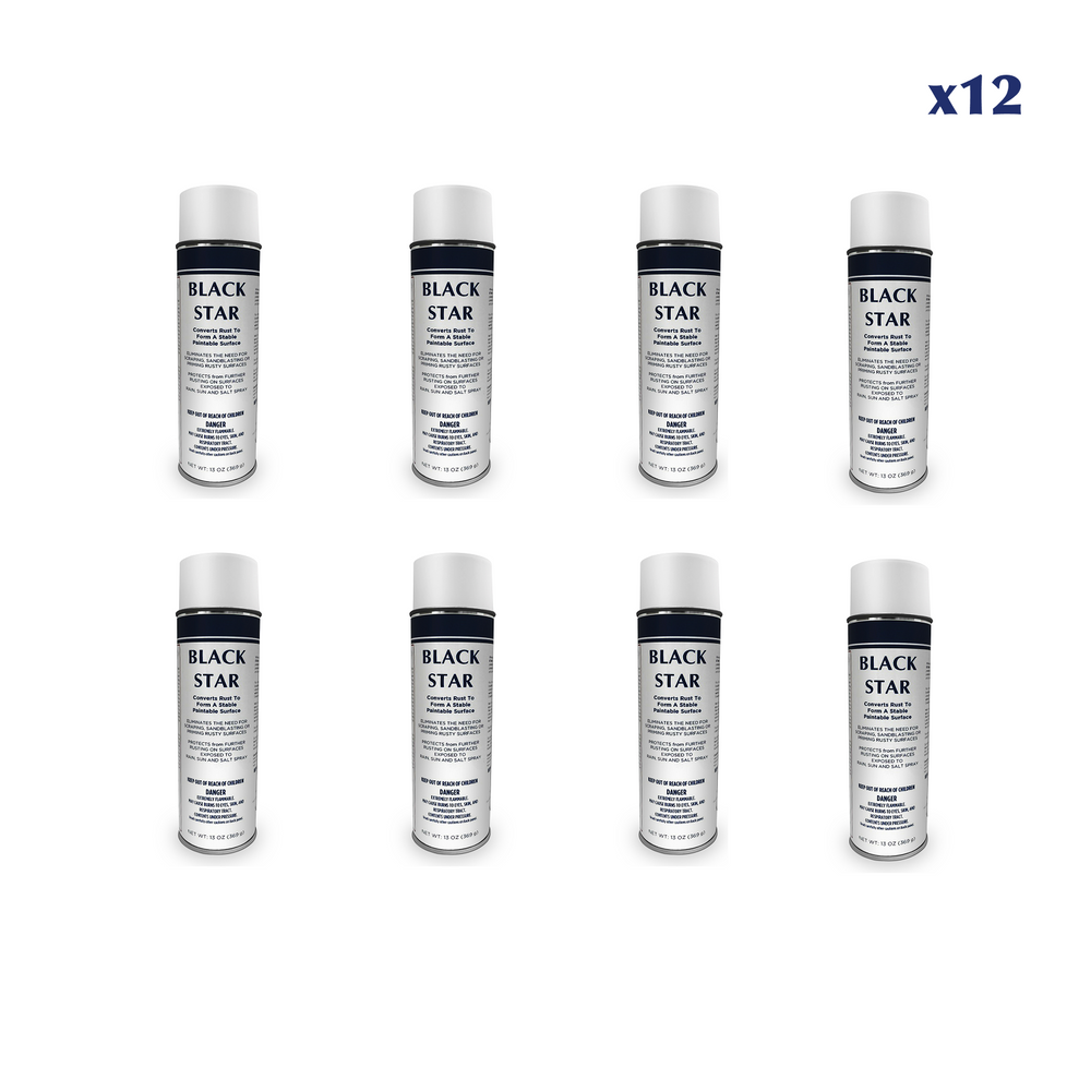 Black Star - Full Case Aerosols (12X1)